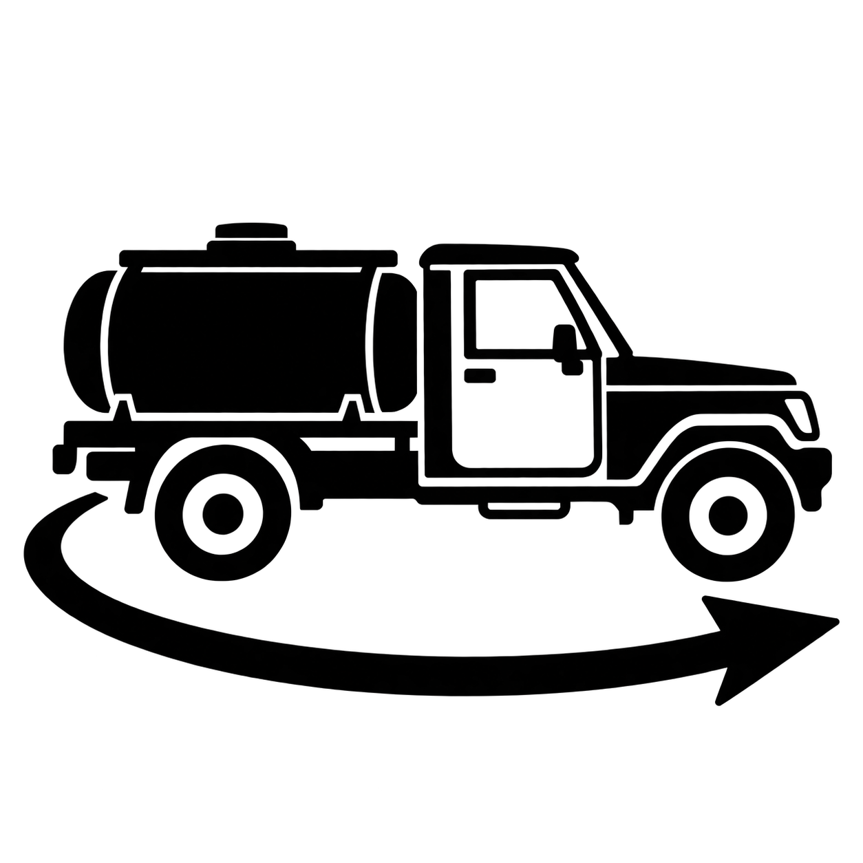 Turning radius icon