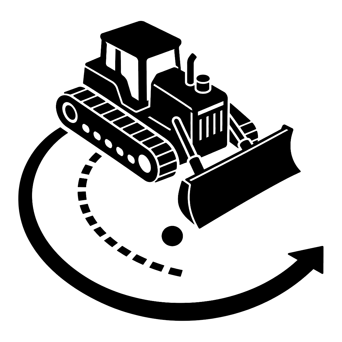 Turning radius icon