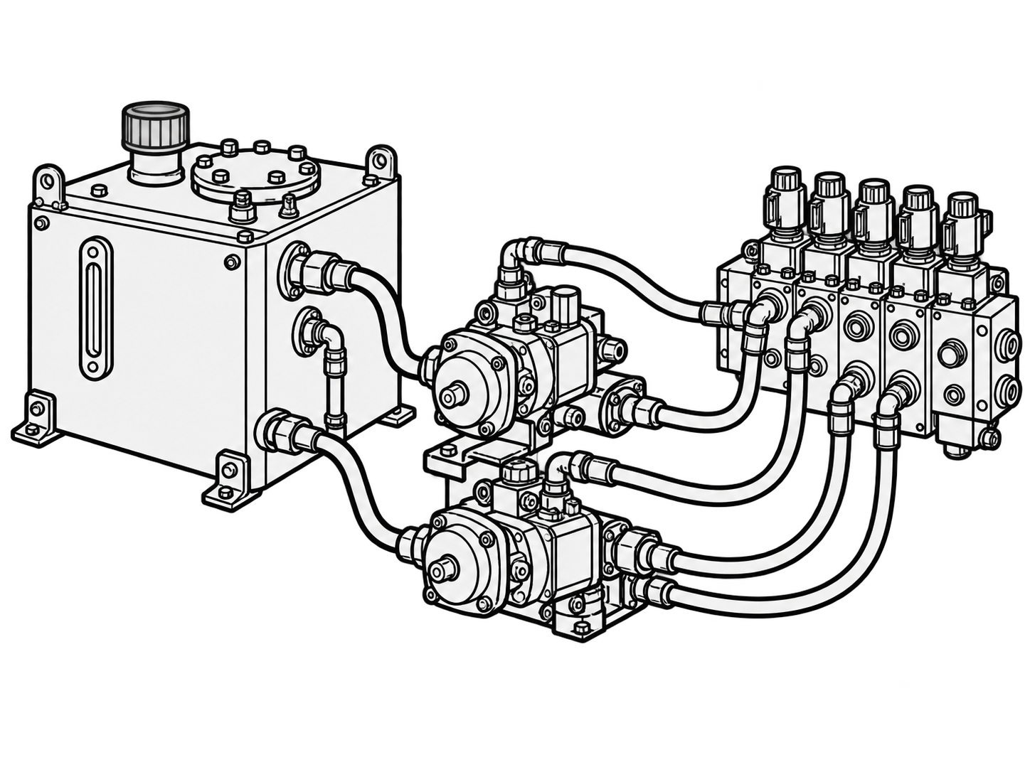 Hydraulic flow icon