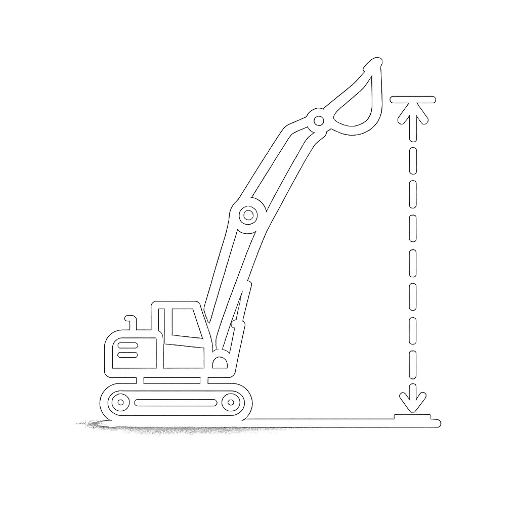 Max cutting height icon