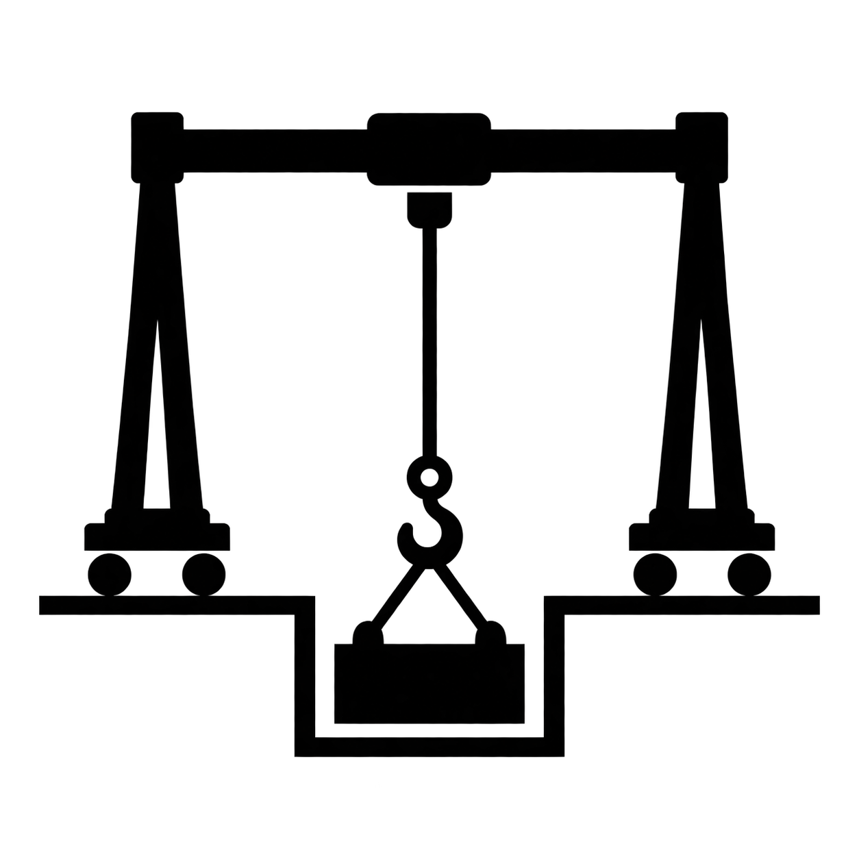 Below floor lift icon