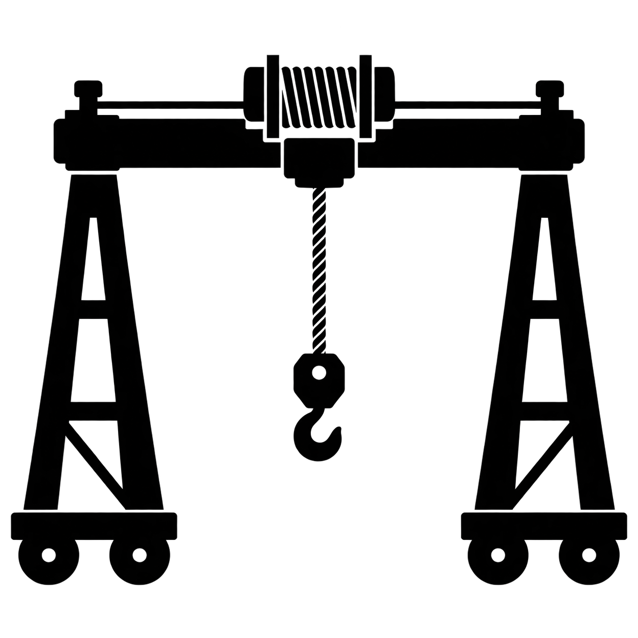 Steel core wire rope icon