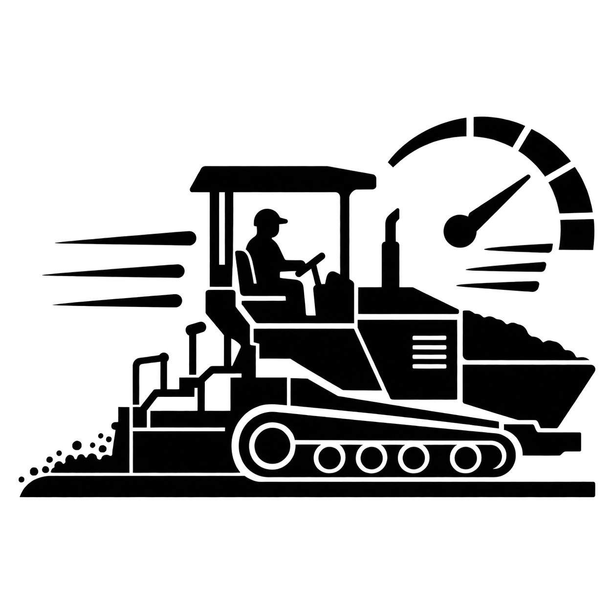 Paving speed icon