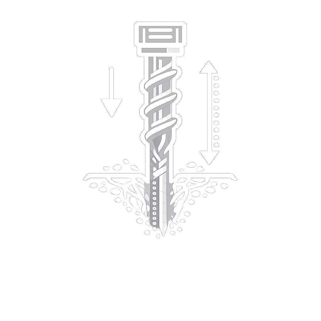 Drilling depth icon
