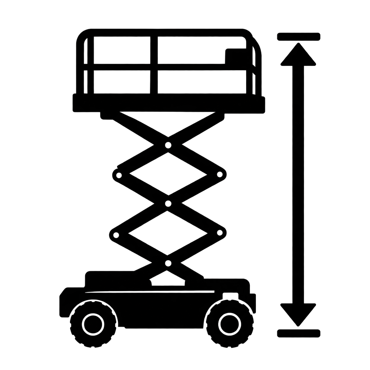 Maximum platform height icon