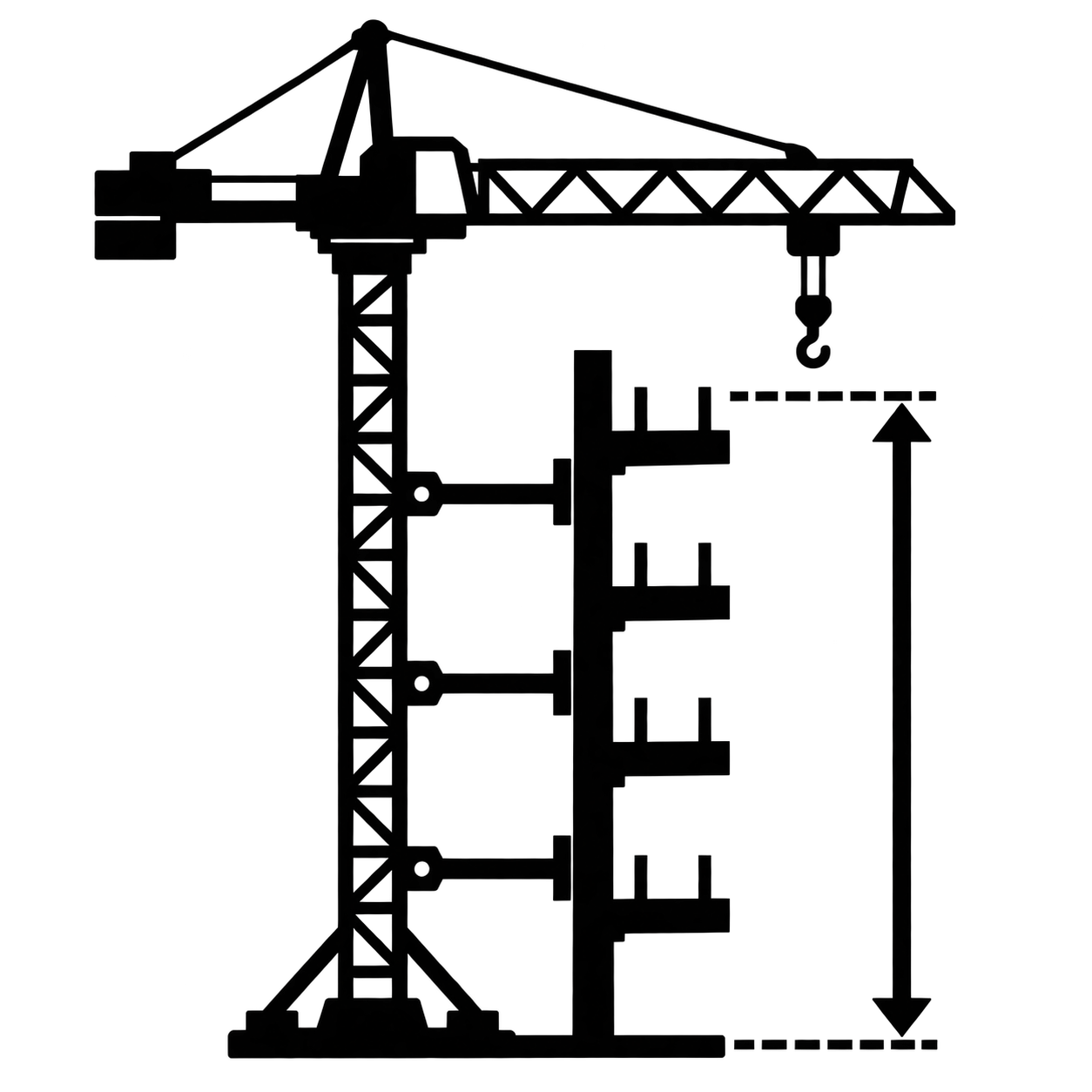 Maximum anchorage height icon