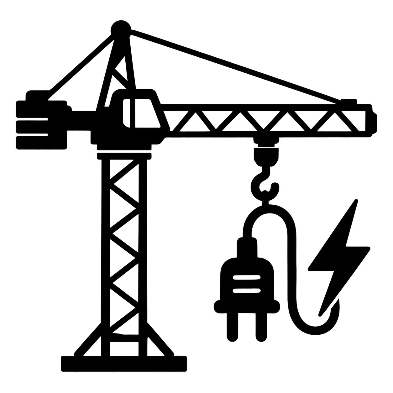 Electrical power supply icon