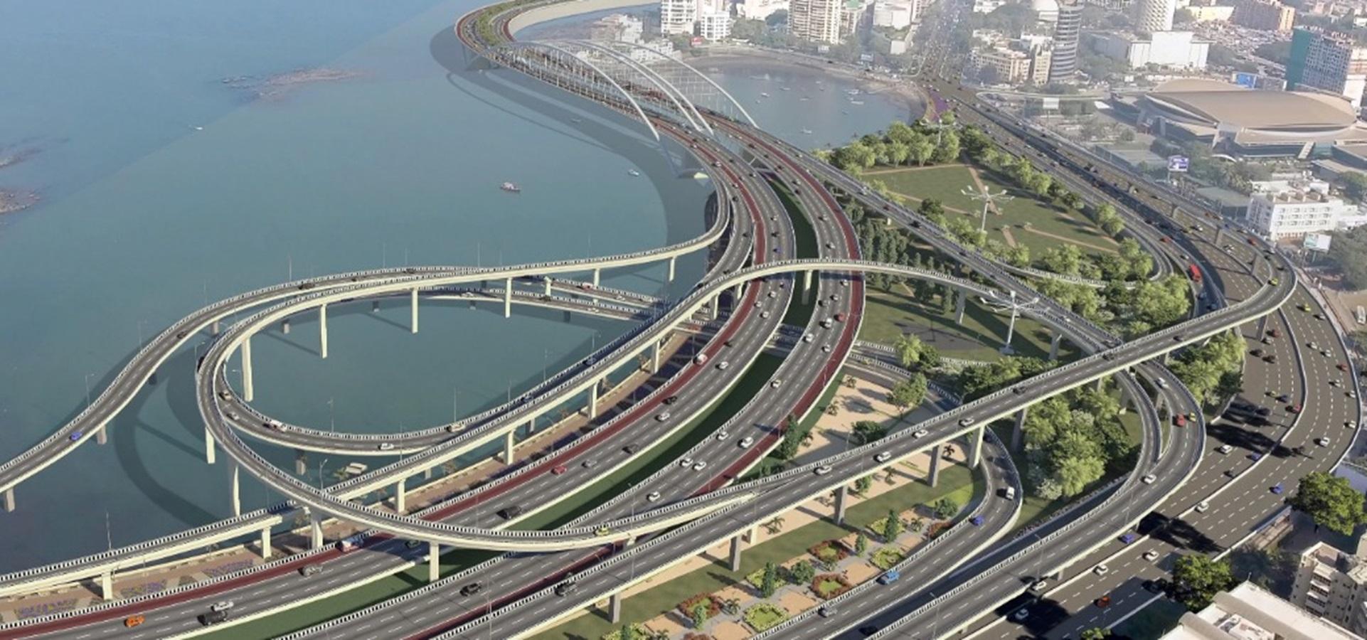Mumbai Coastal Road Project site