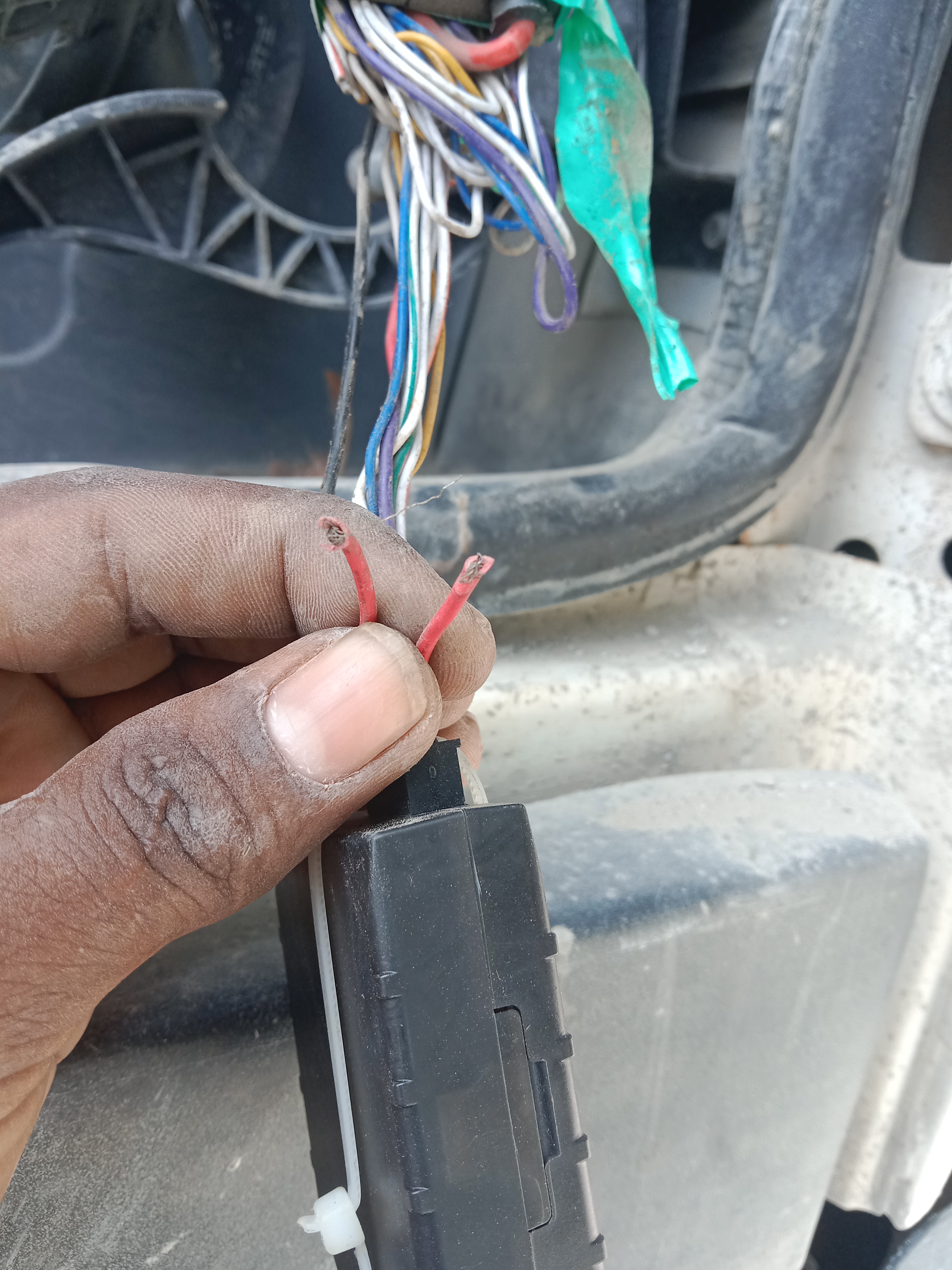 Operational wiring issue found during diagnosis