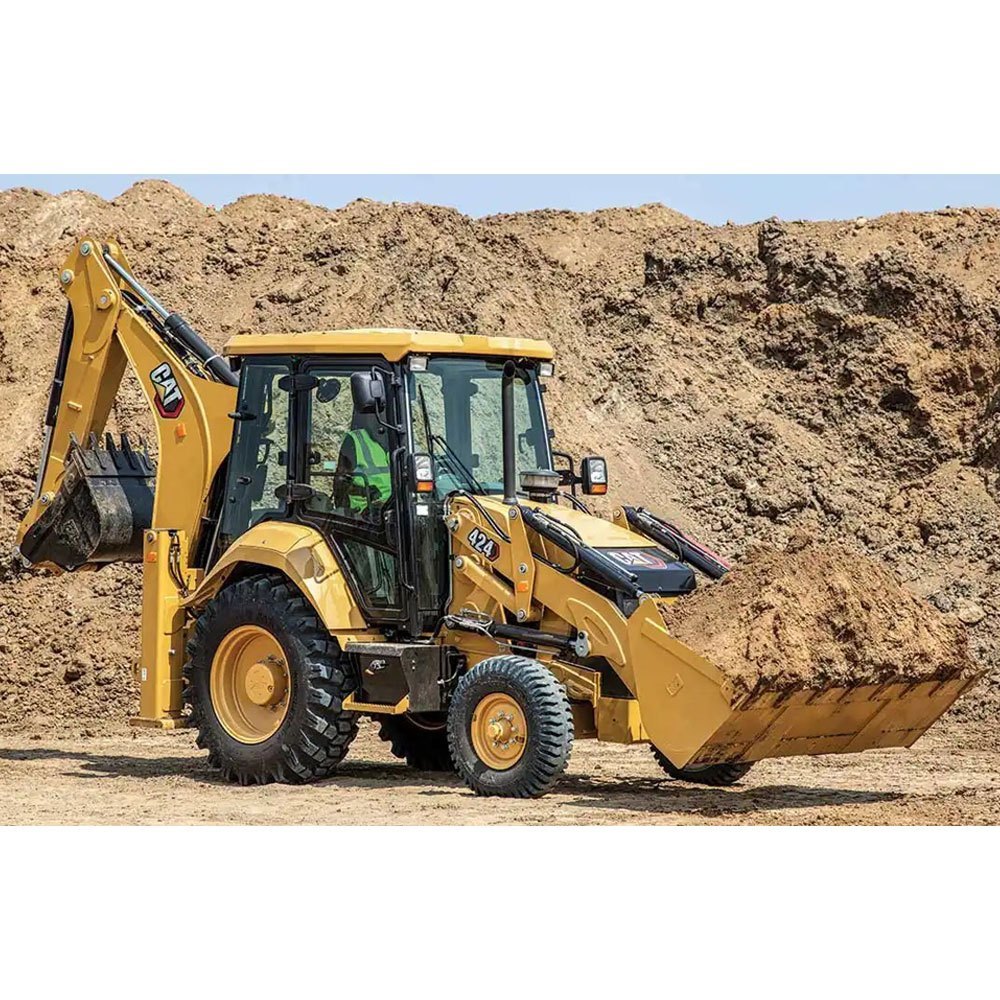 CAT 424 backhoe loader
