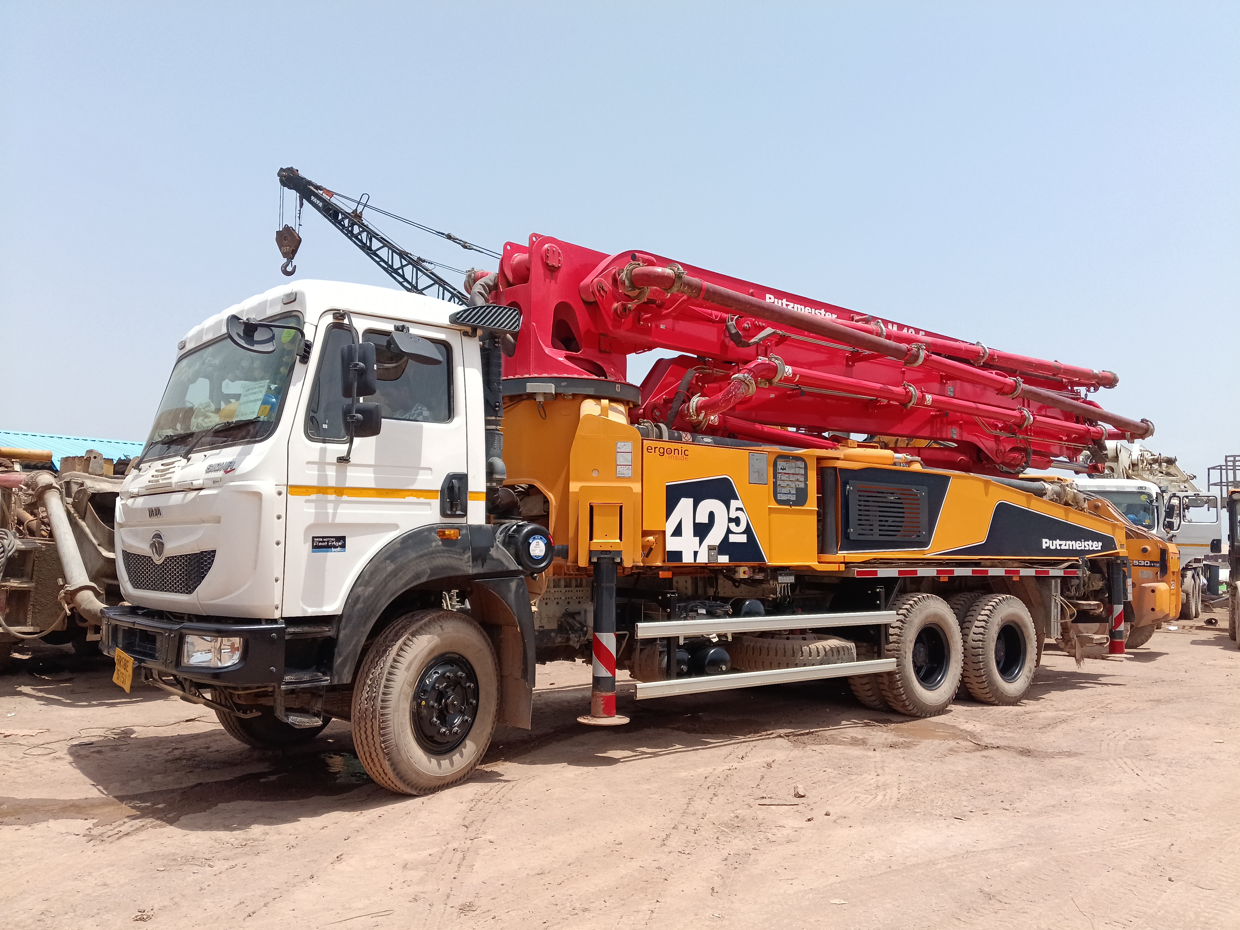 Putzmeister BSF 42-5.10 H truck-mounted concrete boom pump