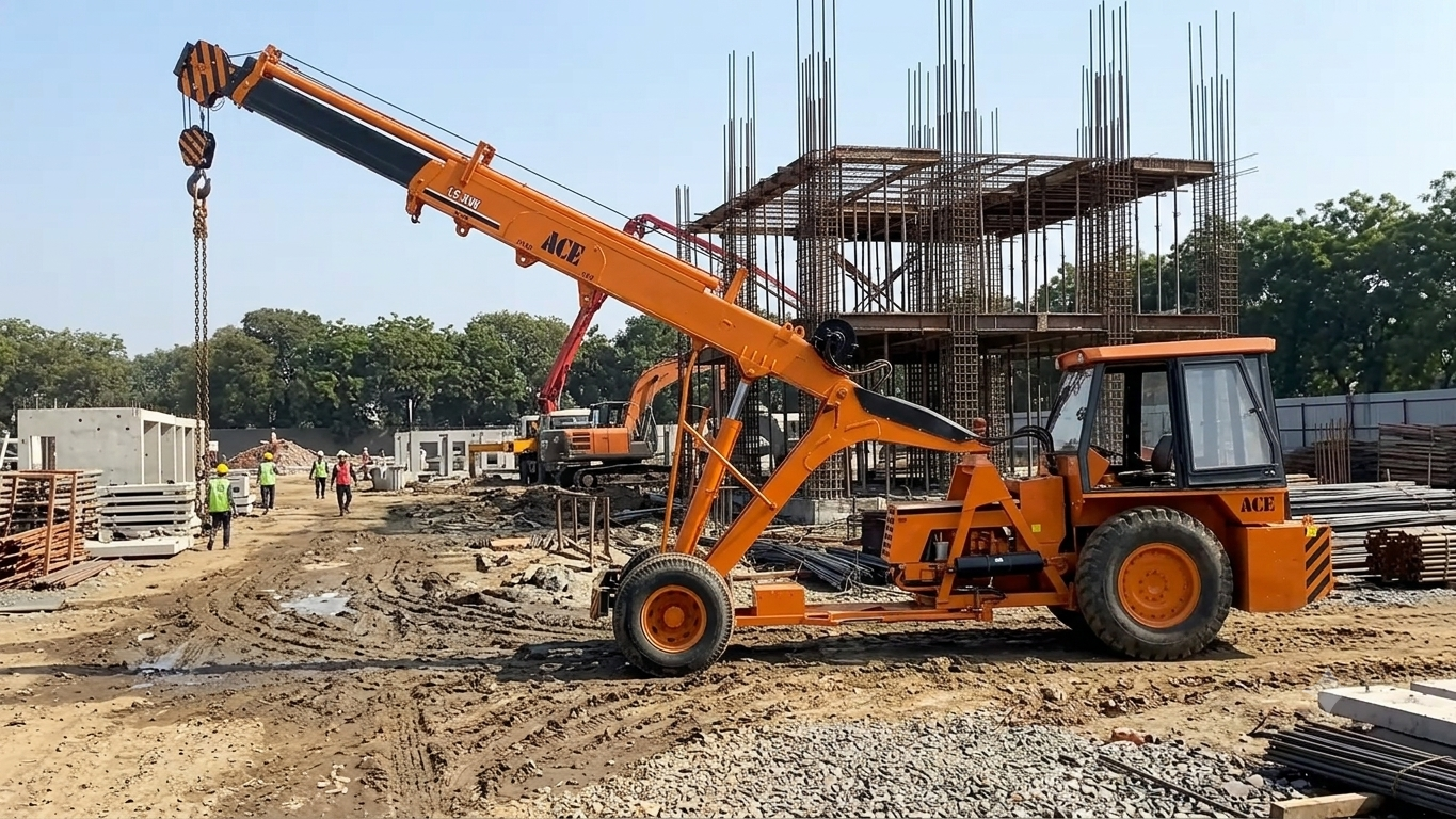 ACE 15XW 15T Pick-n-Carry Crane front view