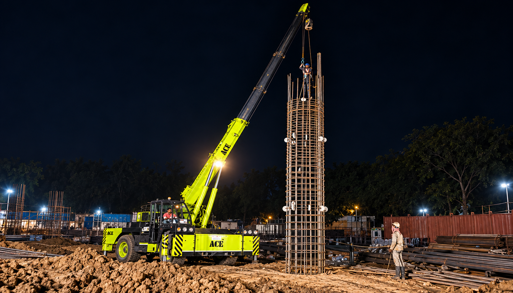 ACE FP210 Piling Crane view 2