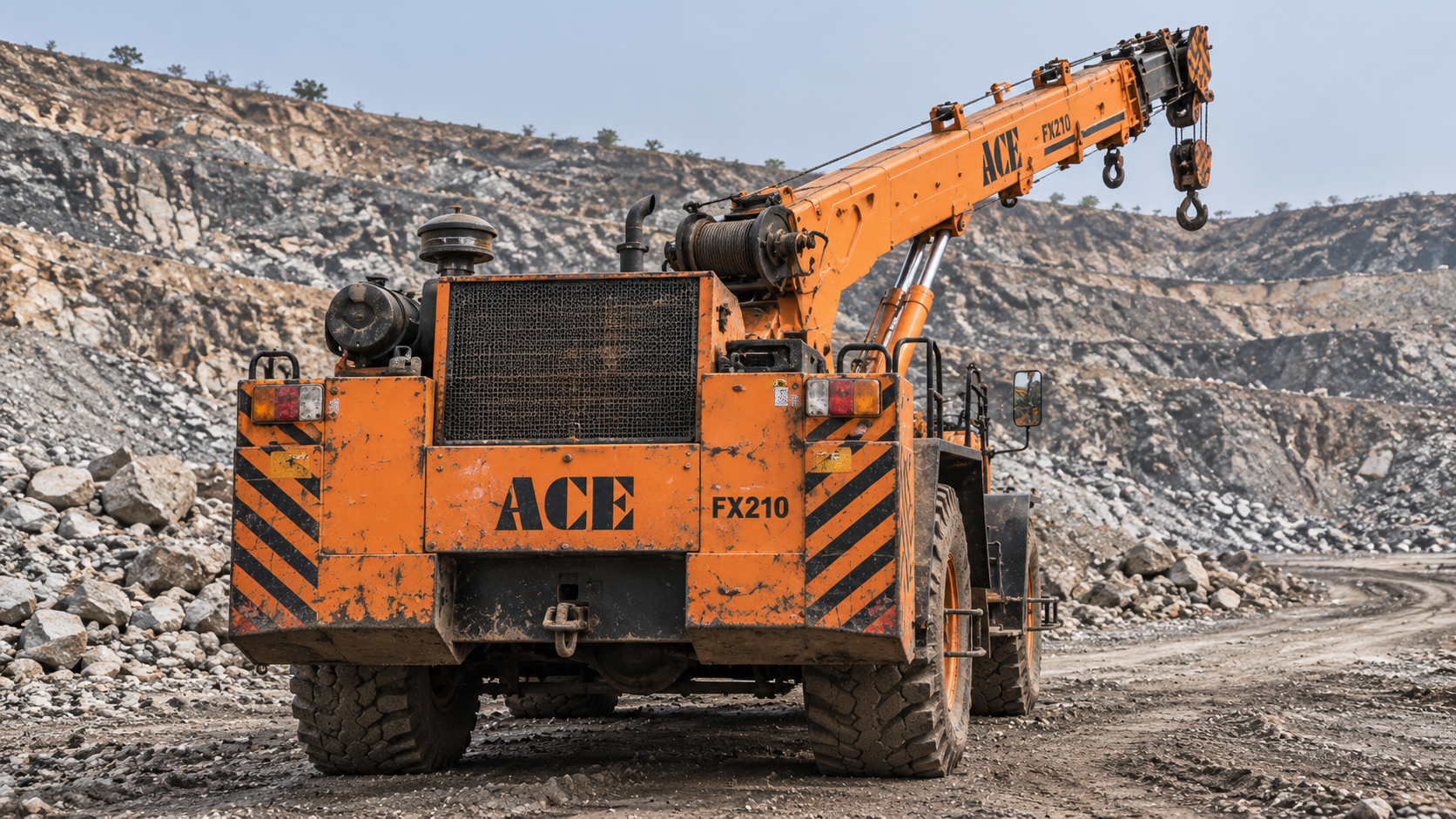 ACE FX 210 Next Gen Truck Crane view 3
