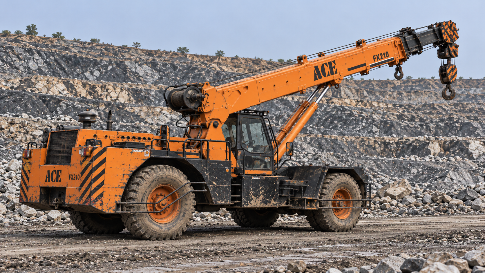 ACE FX 210 Next Gen Truck Crane view 4