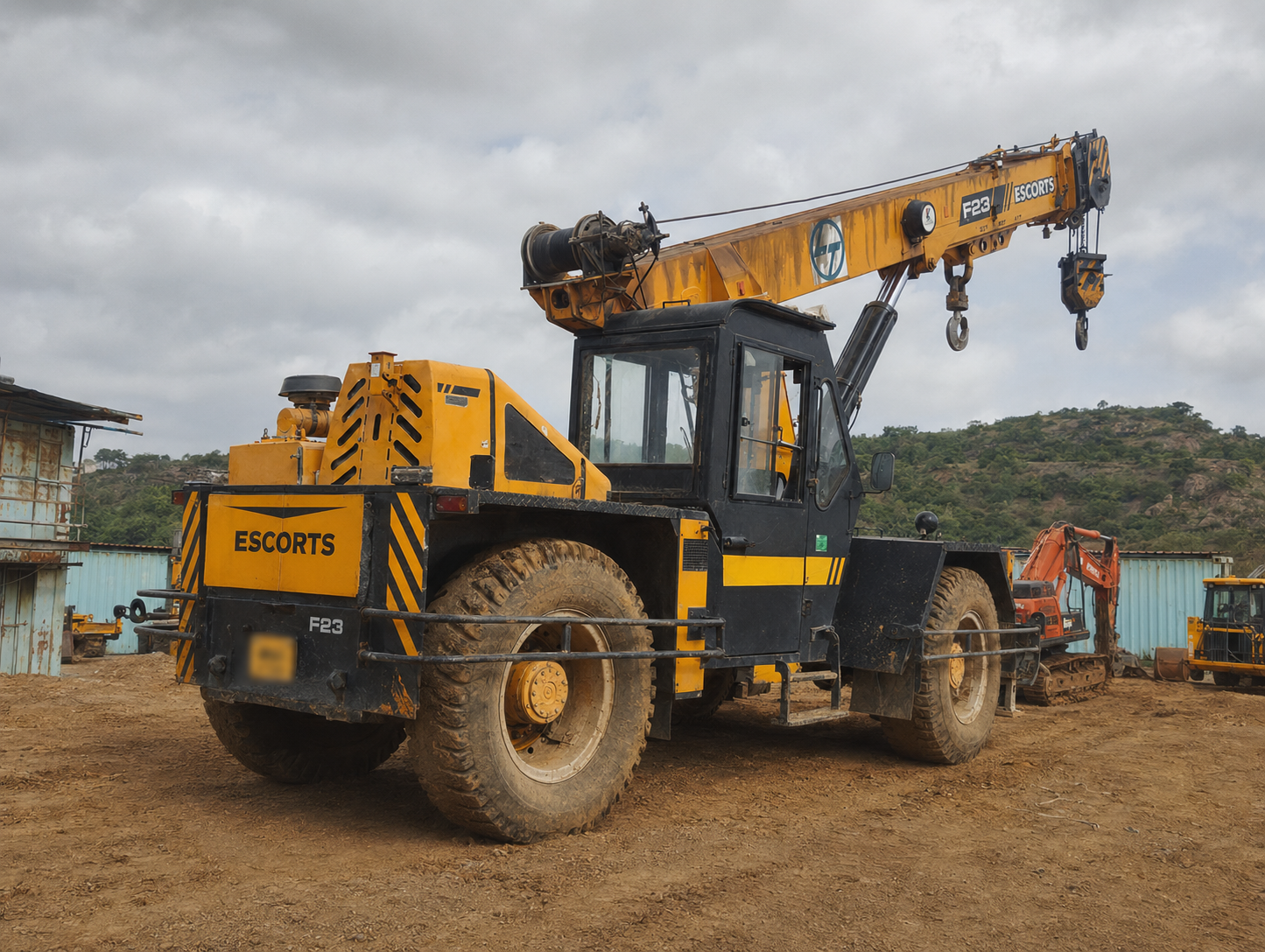 Escorts F23 Next Gen Crane rear view