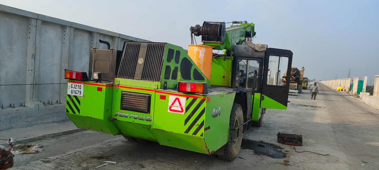Indo Power 23FN Pick & Carry Crane rear view