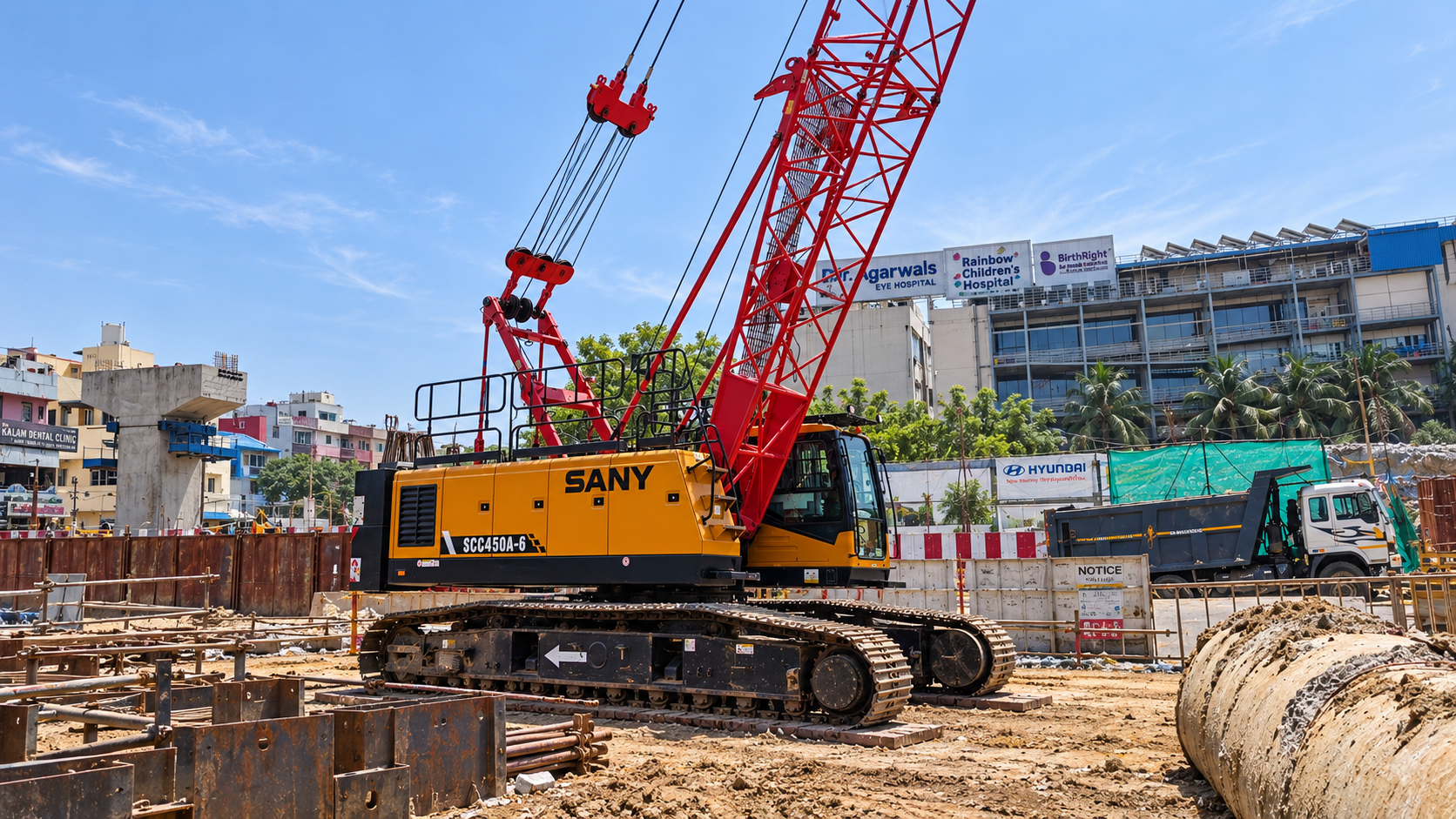 SANY SCC450A-6 Crawler Crane view 3