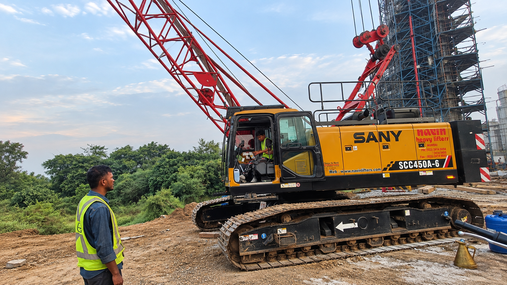 SANY SCC450A-6 Crawler Crane view 4