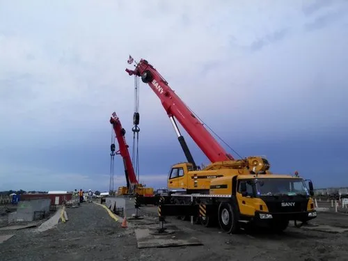 SANY STC600S Truck Crane working