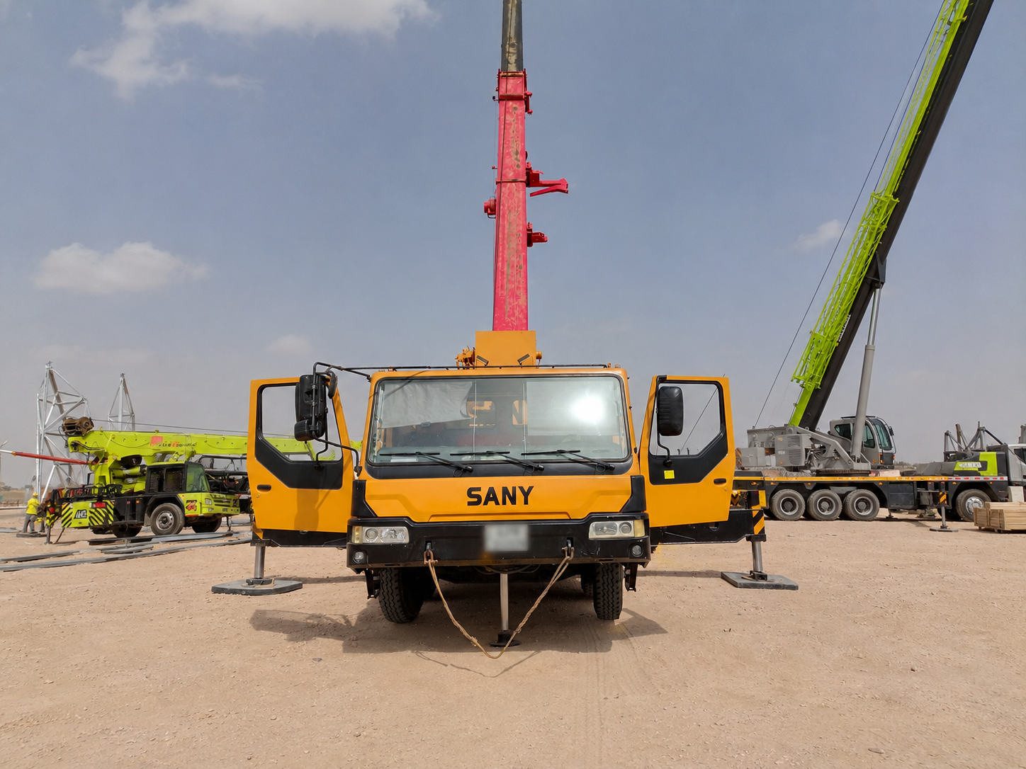 SANY STC800 Truck Crane front view