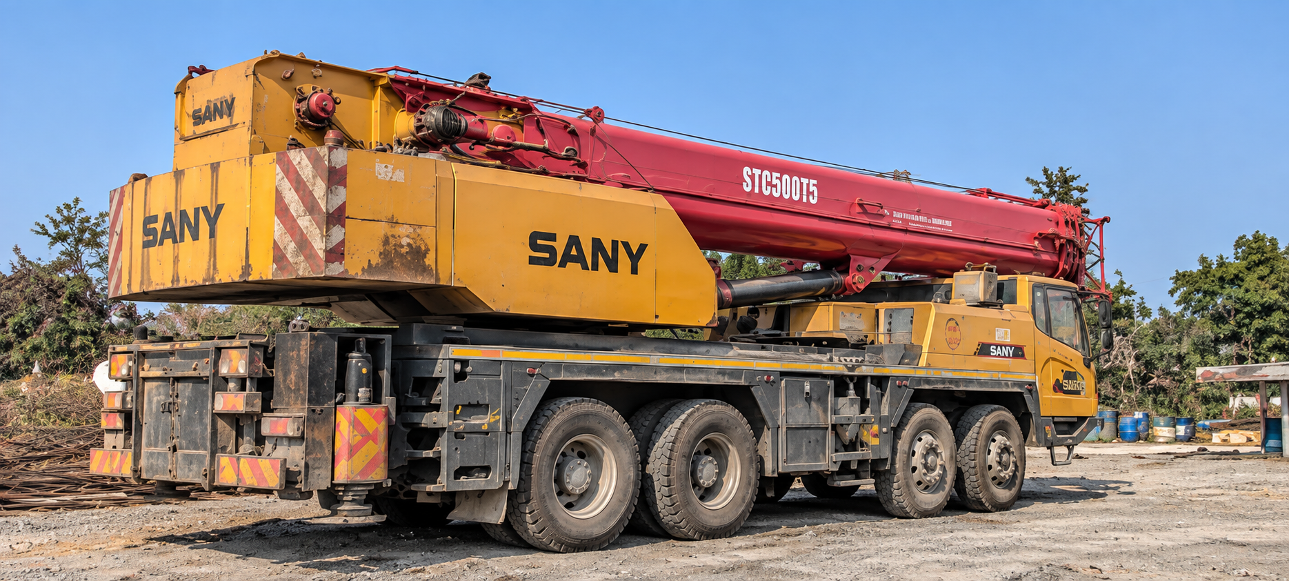 SANY STC500T5 Truck Crane view 4
