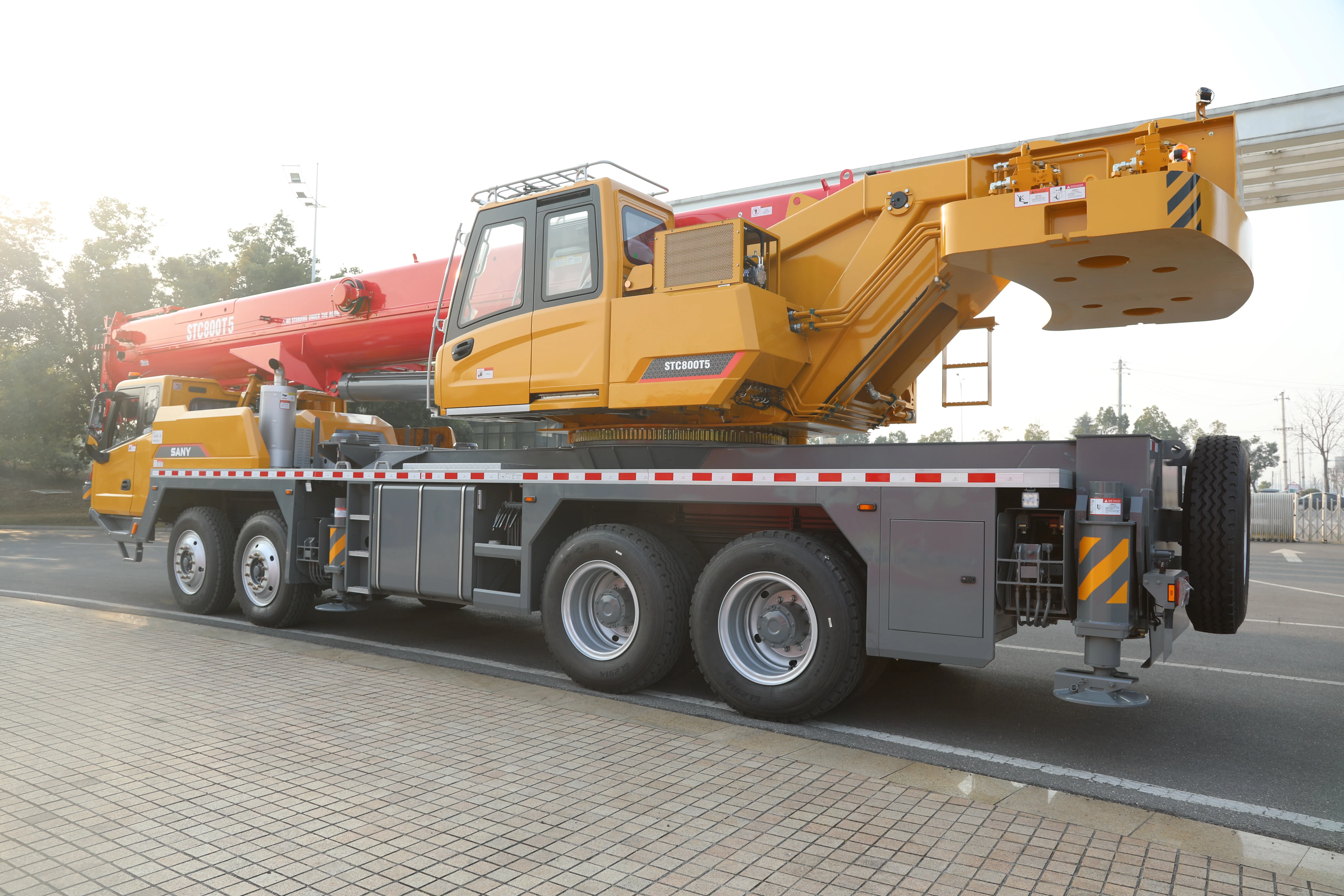 SANY STC800T5 Truck Crane view 2