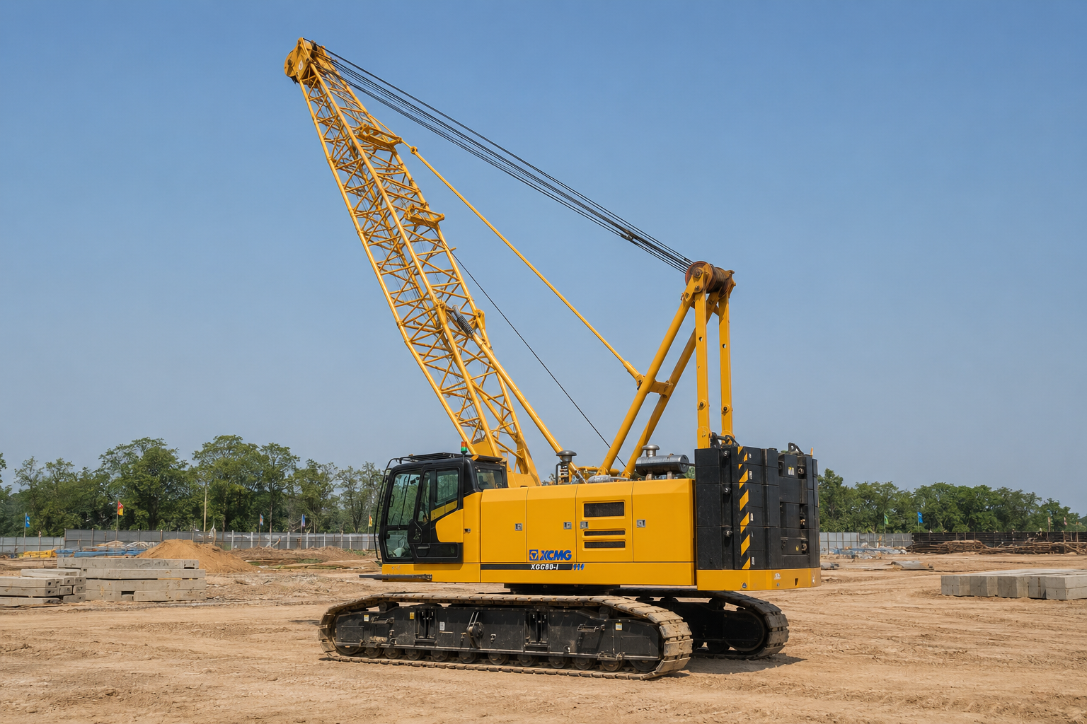 XCMG XGC80-I 80T Crawler Crane