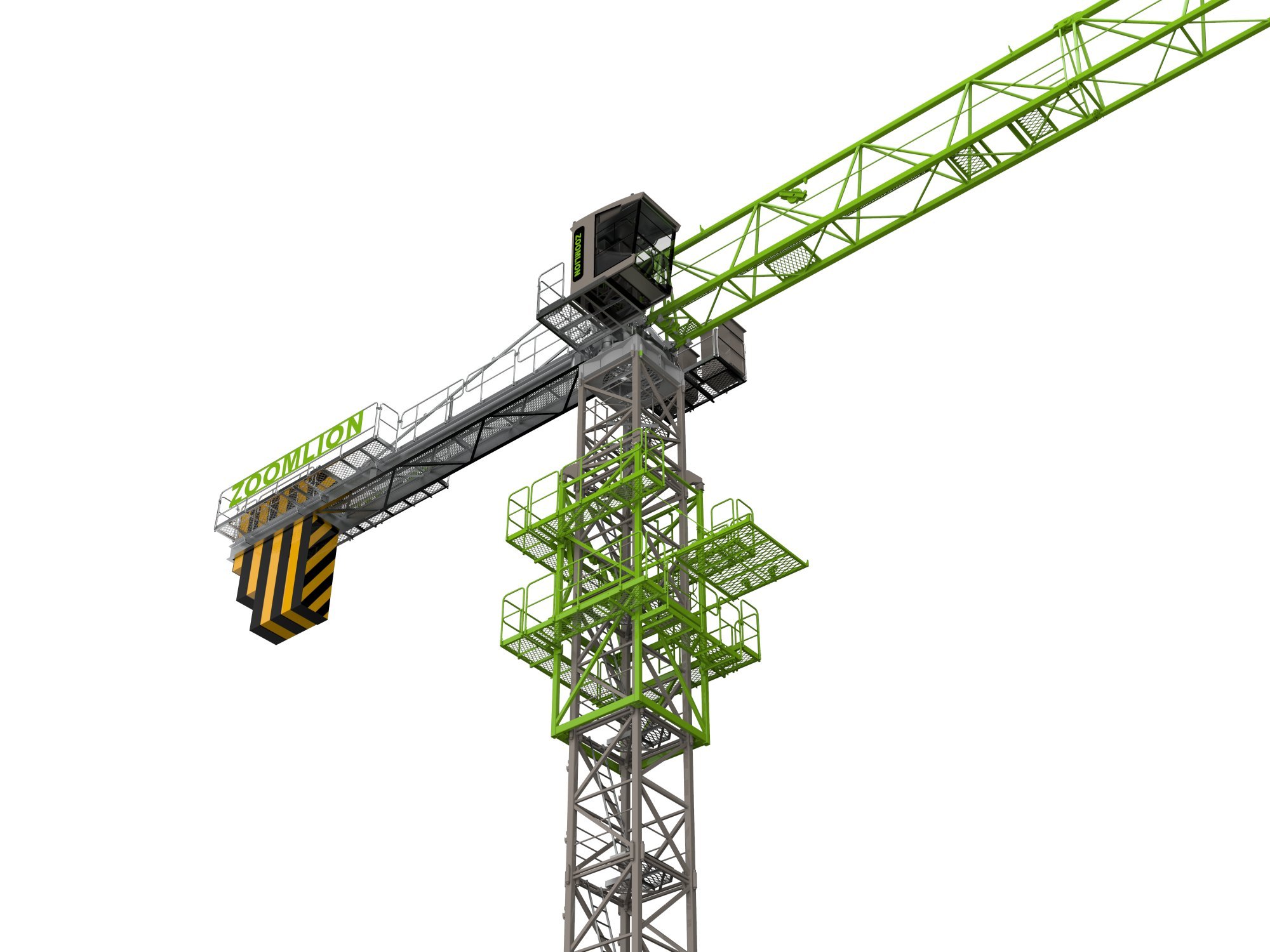 Zoomlion WA6515 Flat-top Tower Crane front view