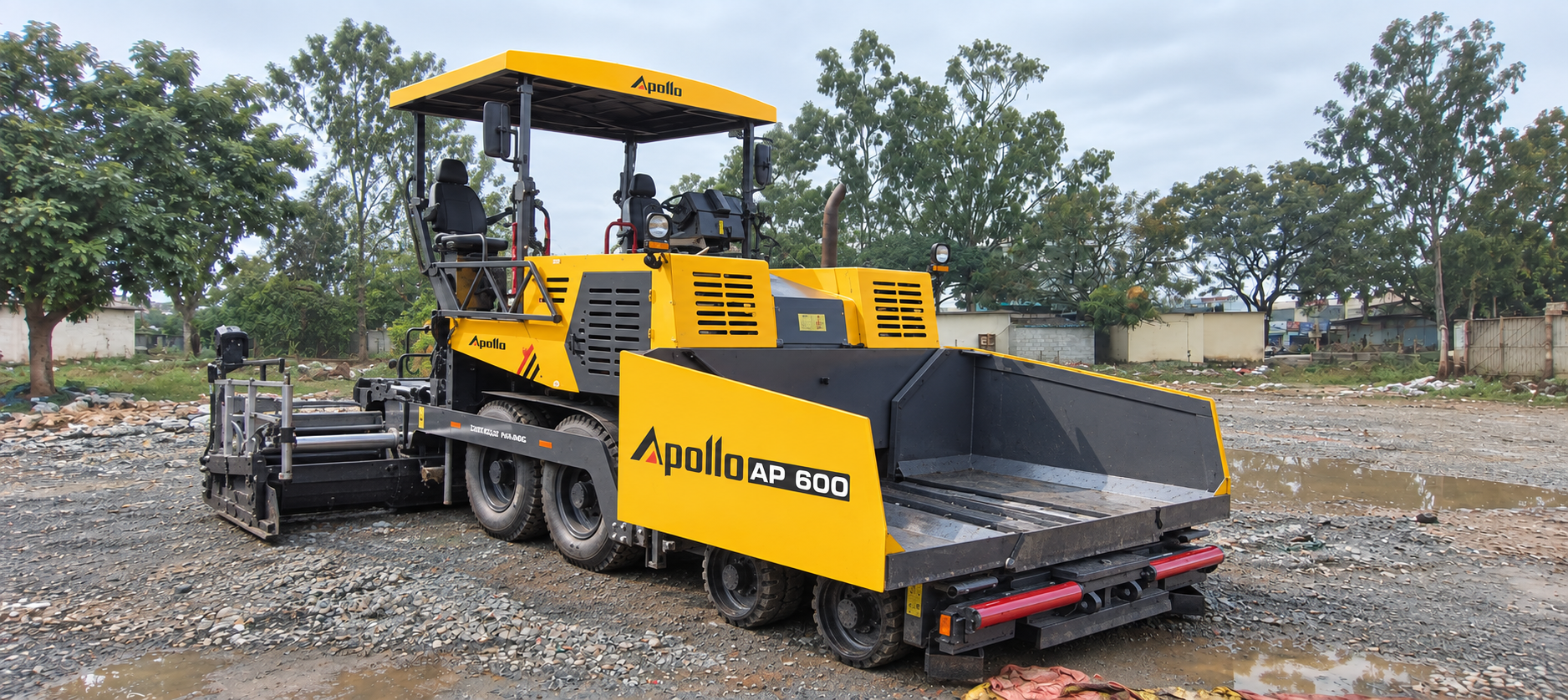 Apollo AP 600 hydrostatic sensor paver main view
