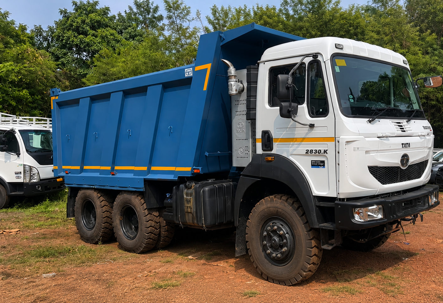 Tata Signa 2830.K SRT 6x4 tipper truck front view