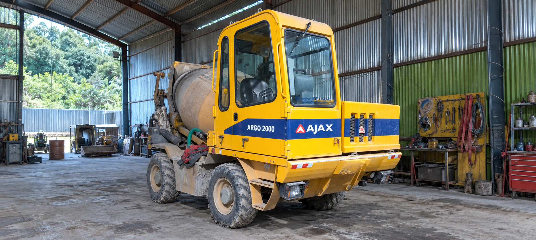 Ajax ARGO 2000 self loading concrete mixer main view