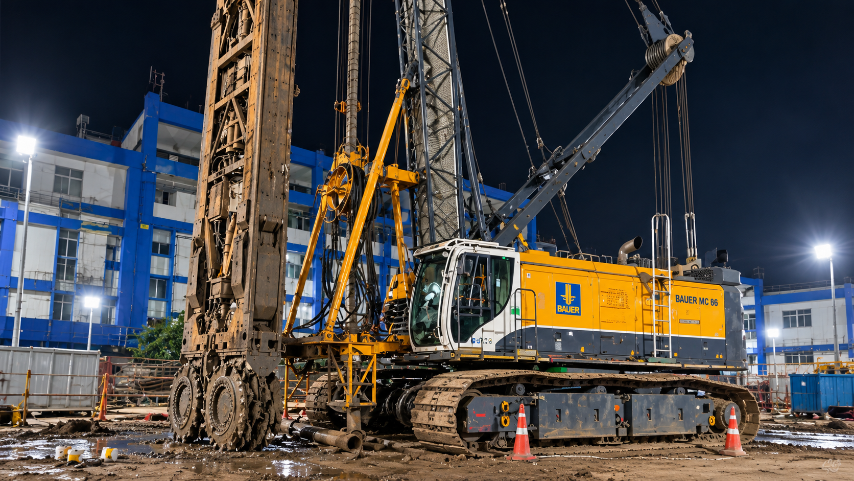 Bauer MC 86 trench-cutter configuration side-view thumbnail